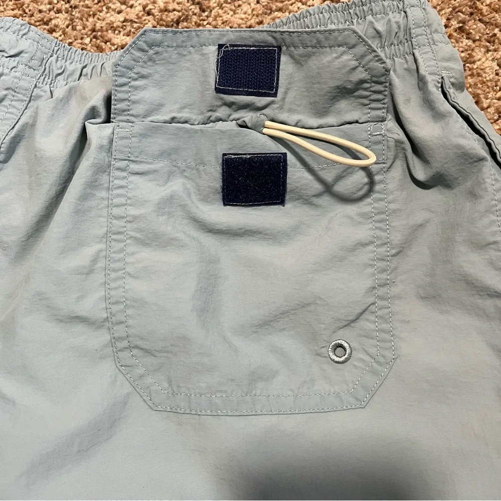 LIFE IS GOOD Jake Solid Boardshorts Light Blue Mens Size XL Swim Summer Classic